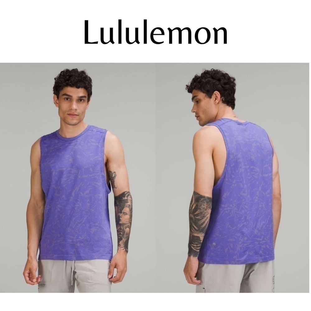 Lululemon 2022 Metal Vent Tech Sleeveless Shirt 2.0 in charged indigo